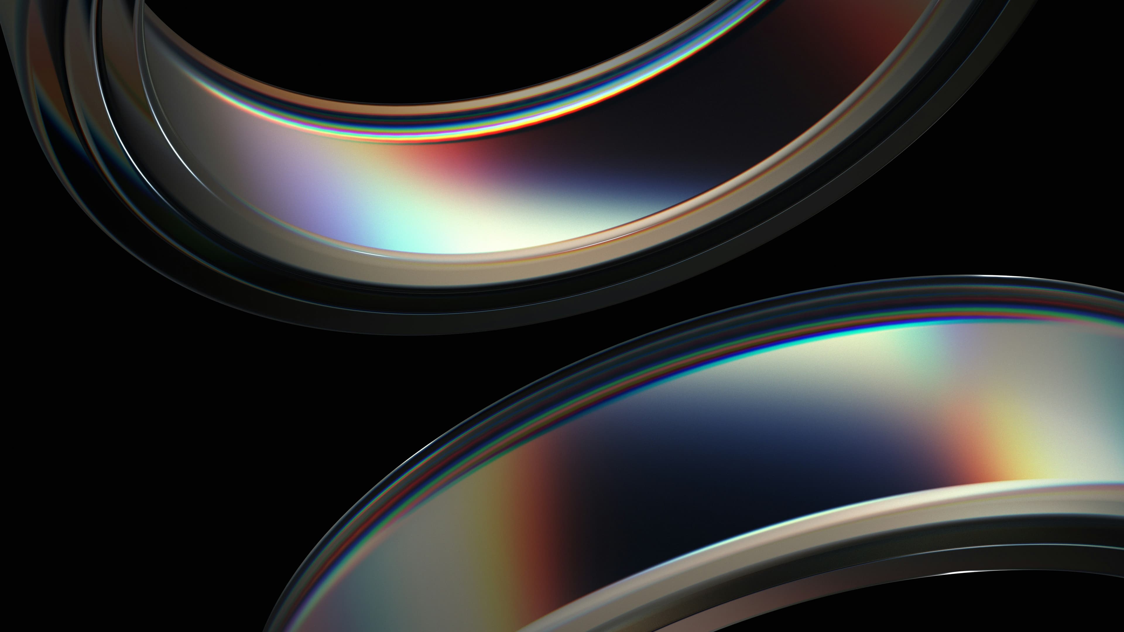 Abstract photo of rings