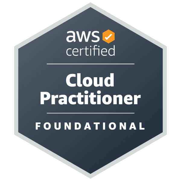 AWS Certified Cloud Practitioner Badge