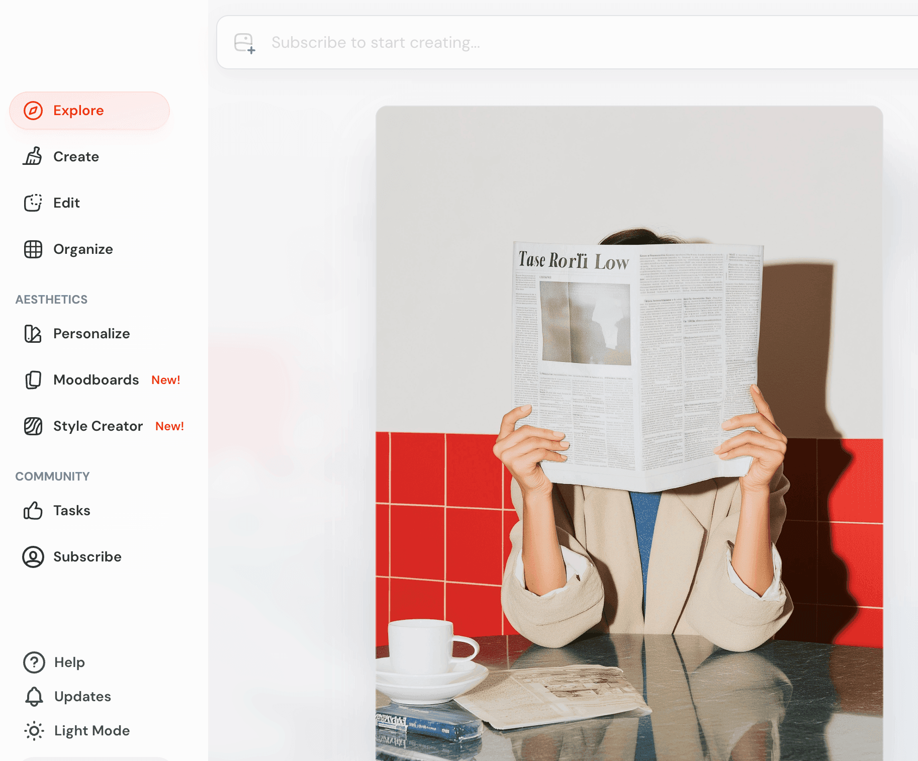 Midjourney - A tool for creating images